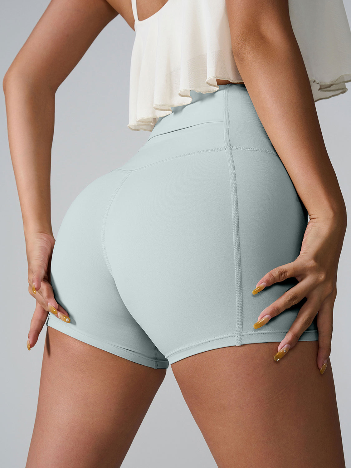 High Waist Active Shorts, 7 Colors