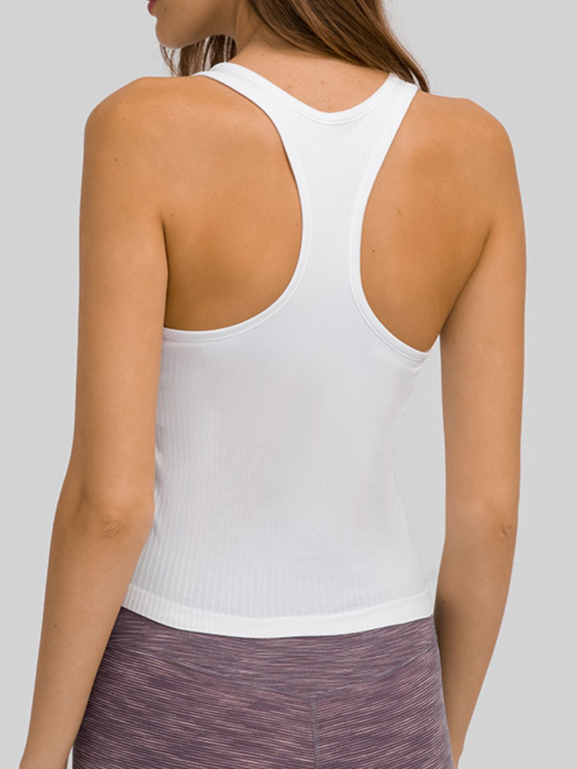 Millennia Round Neck Racerback Active Tank, 4 Colors