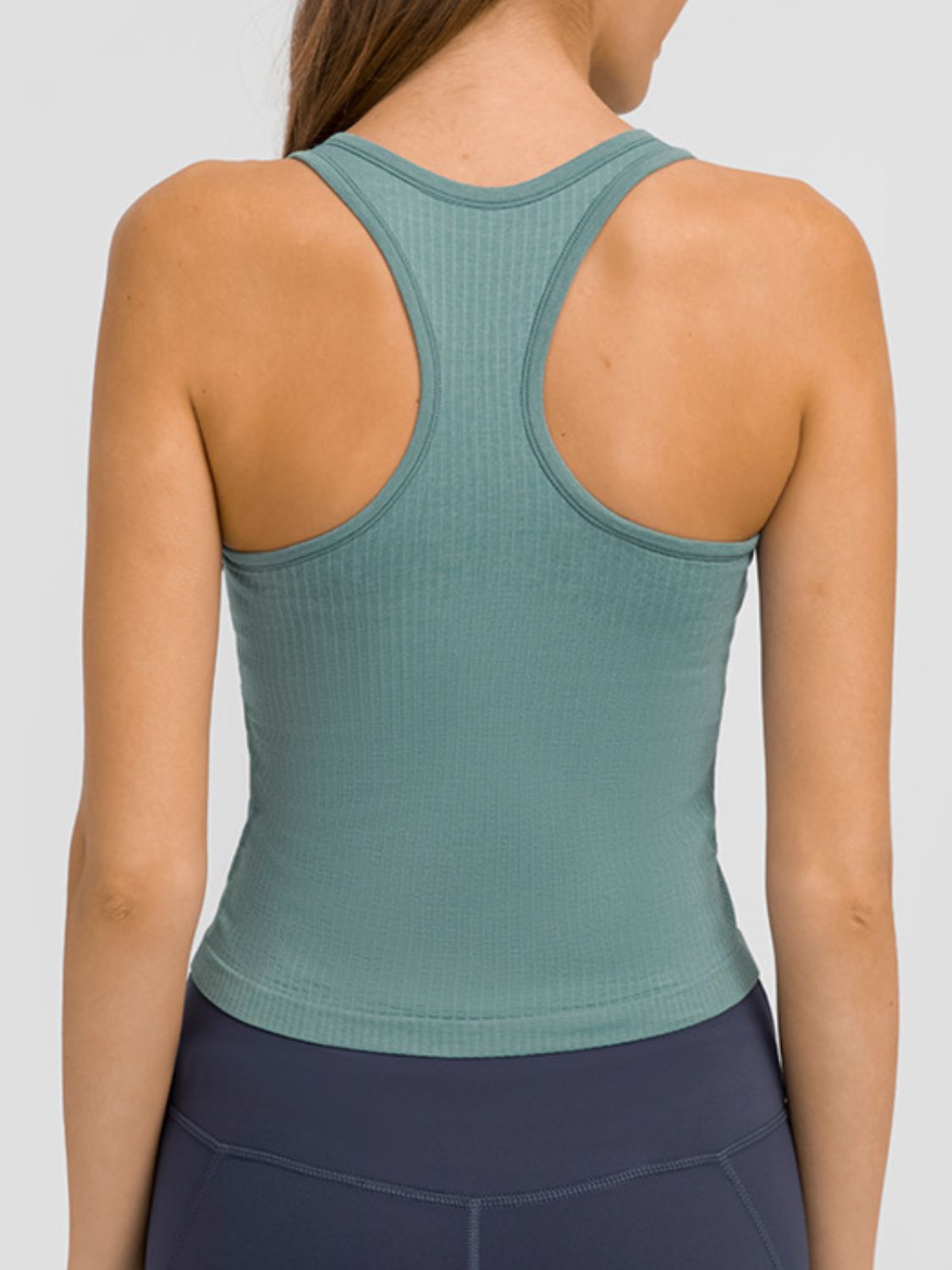 Millennia Round Neck Racerback Active Tank, 4 Colors