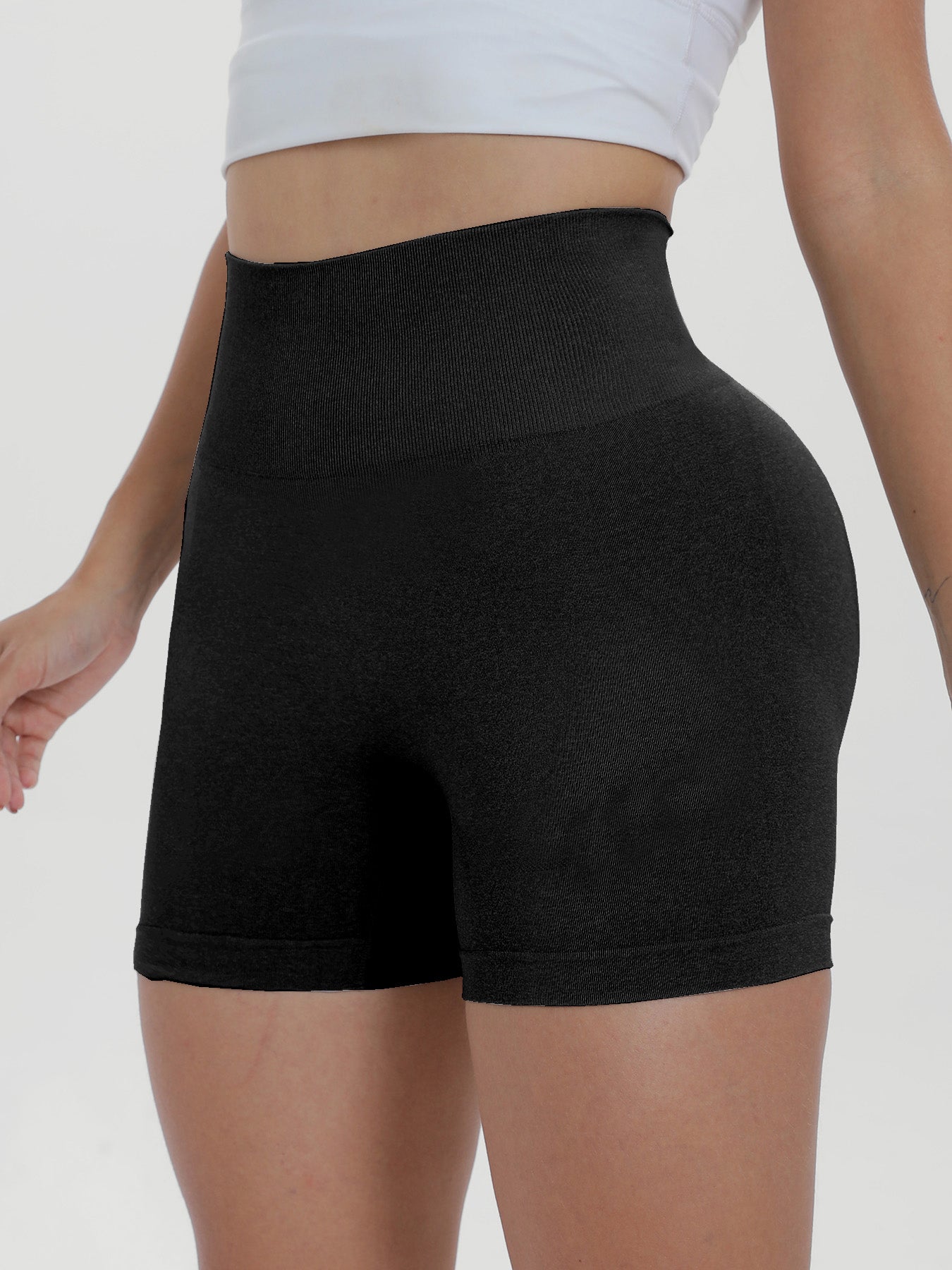 High Waist Active Shorts, 6 Colors