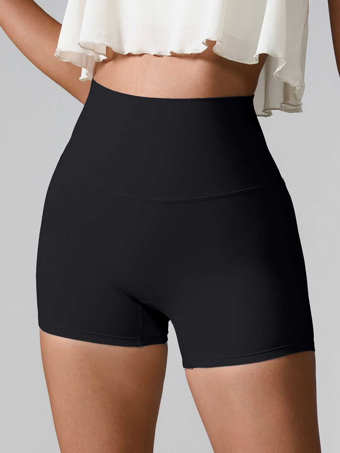 High Waist Active Shorts, 7 Colors