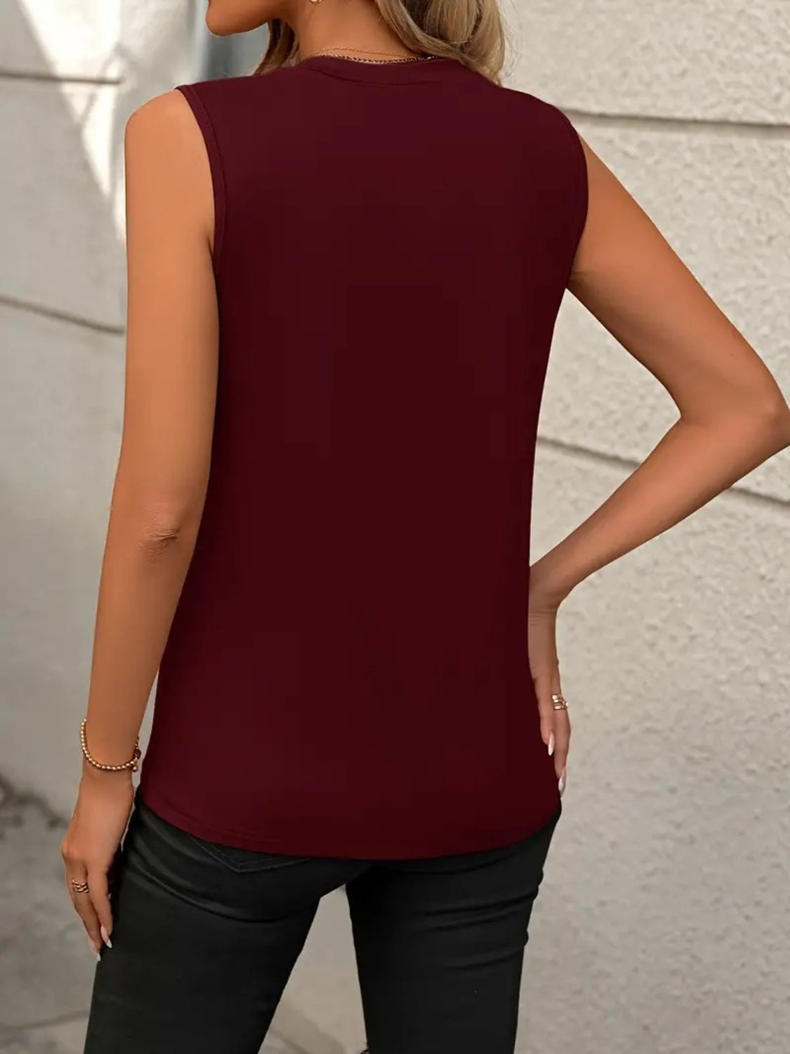 Round Neck Sleeveless Tank, 6 Colors