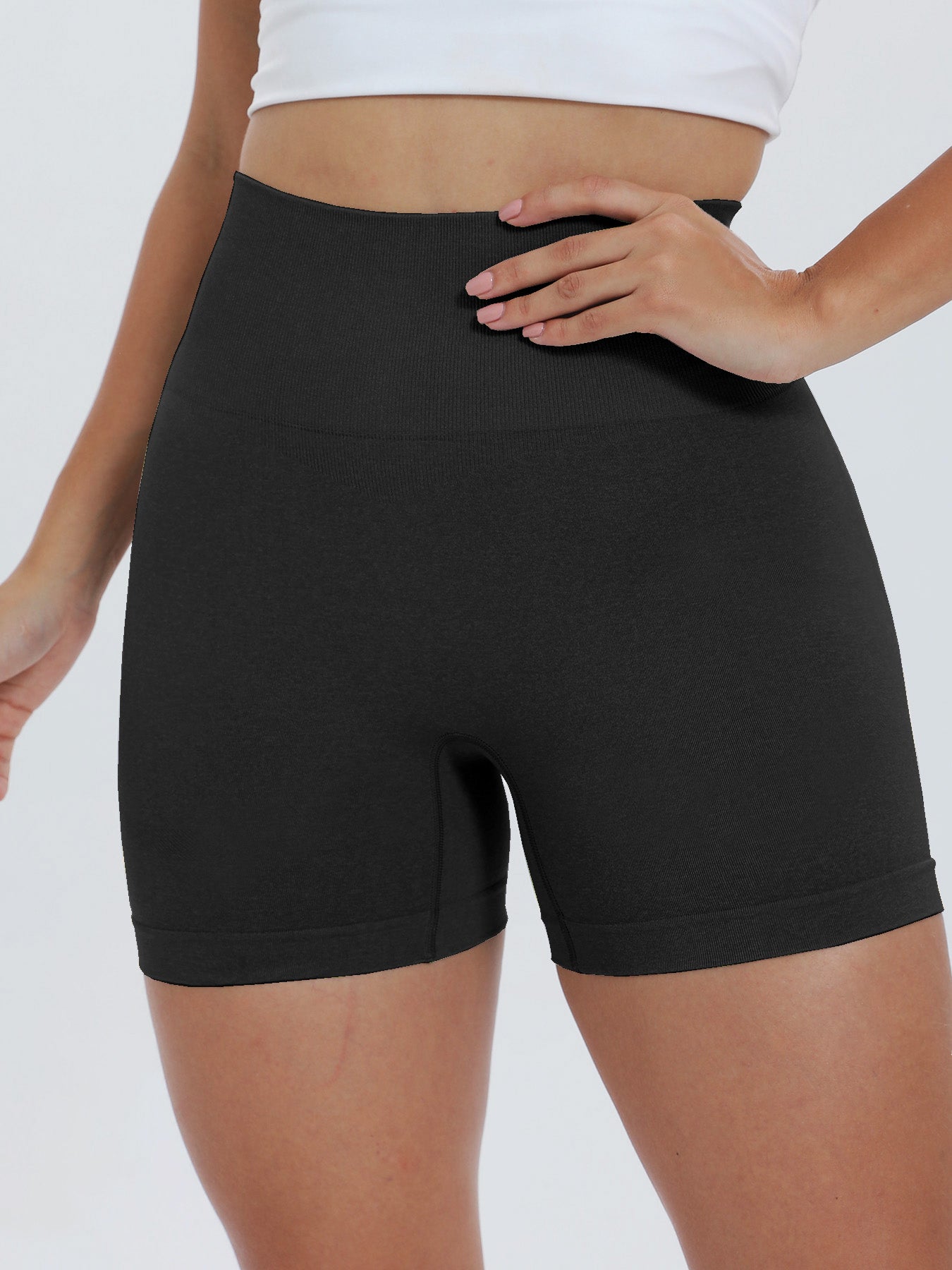 High Waist Active Shorts, 6 Colors