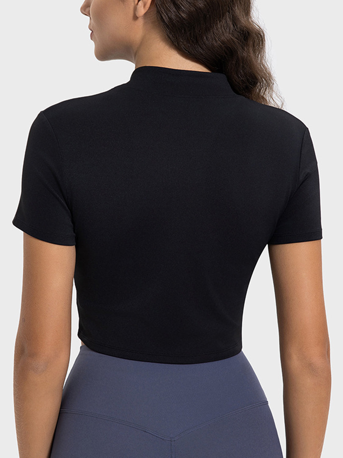 Millennia Quarter Zip Short Sleeve Active T-Shirt, 3 Colors