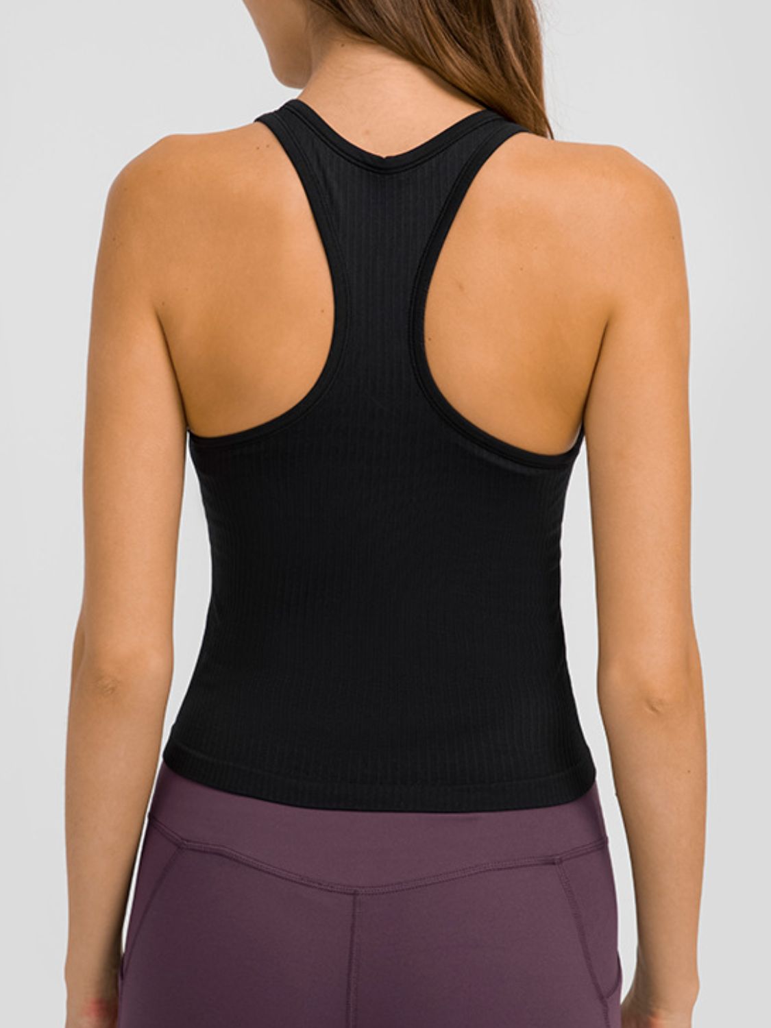Millennia Round Neck Racerback Active Tank, 4 Colors