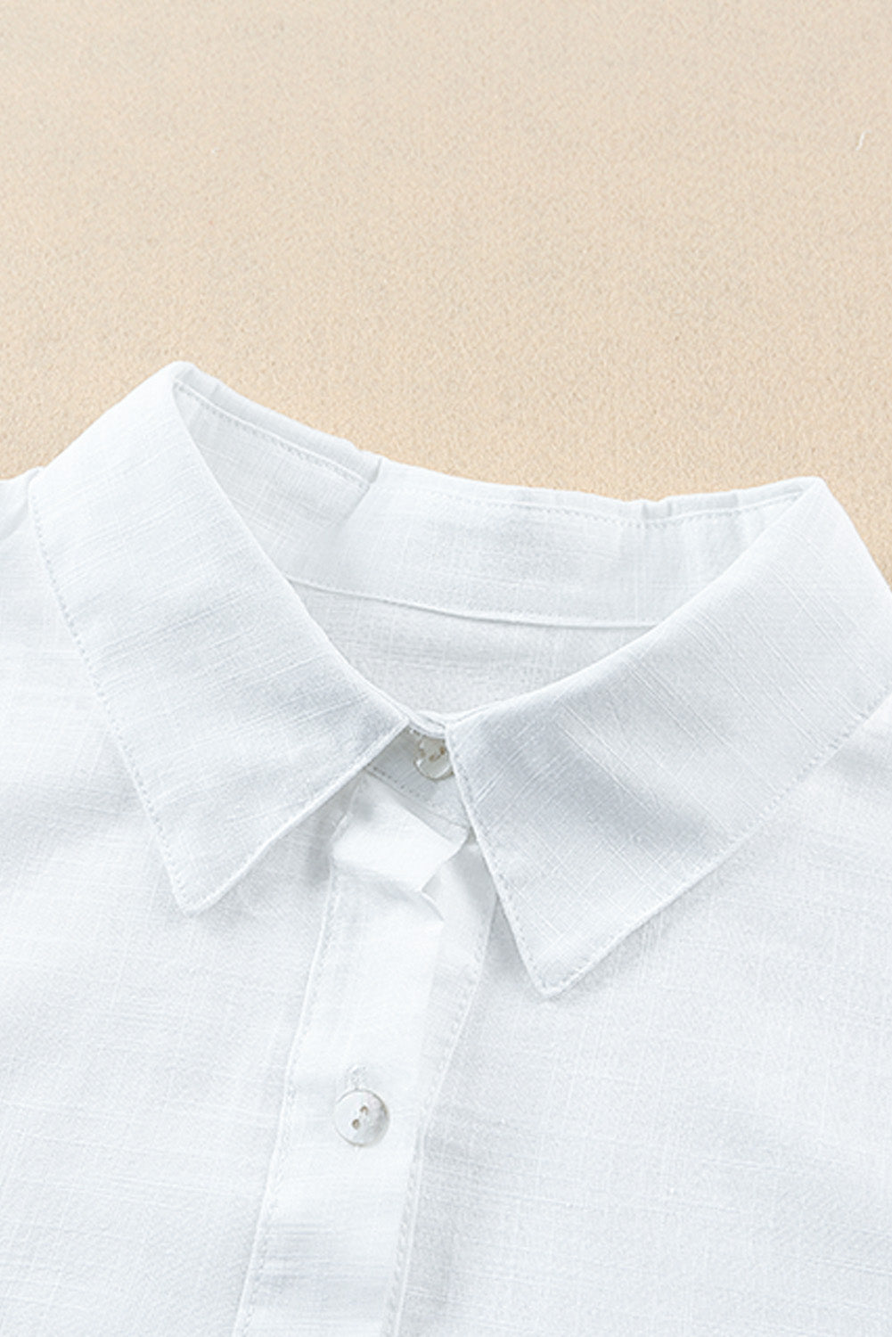 Button-Up Longline Shirt with Breast Pockets, 3 Colors