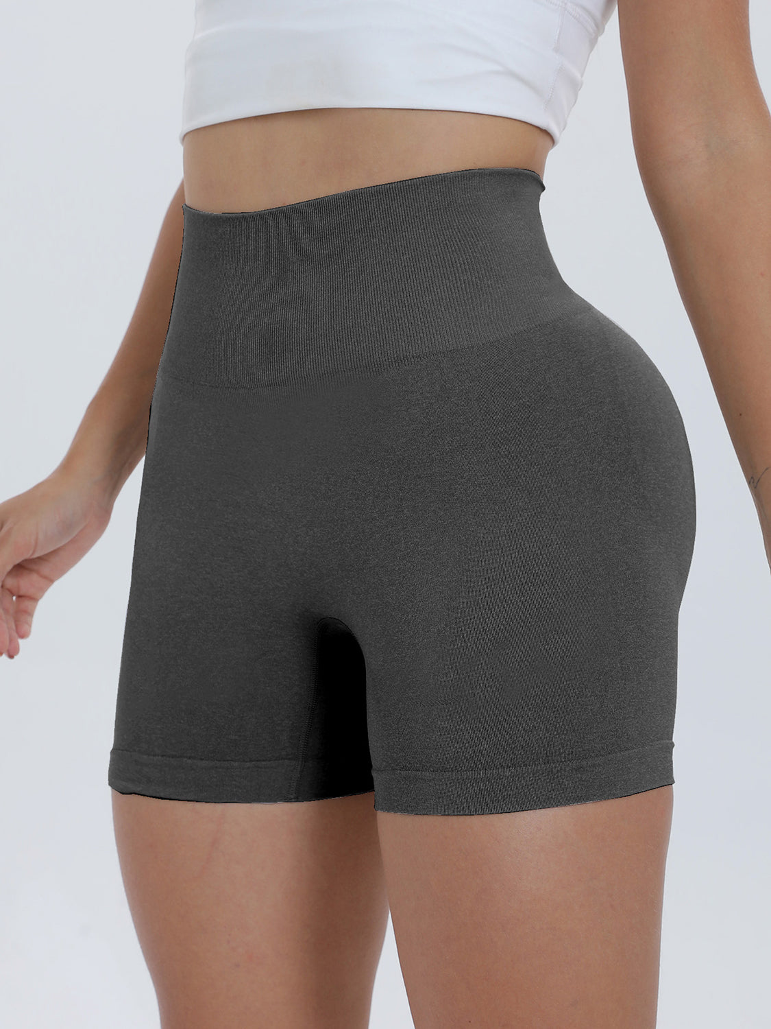 High Waist Active Shorts, 6 Colors