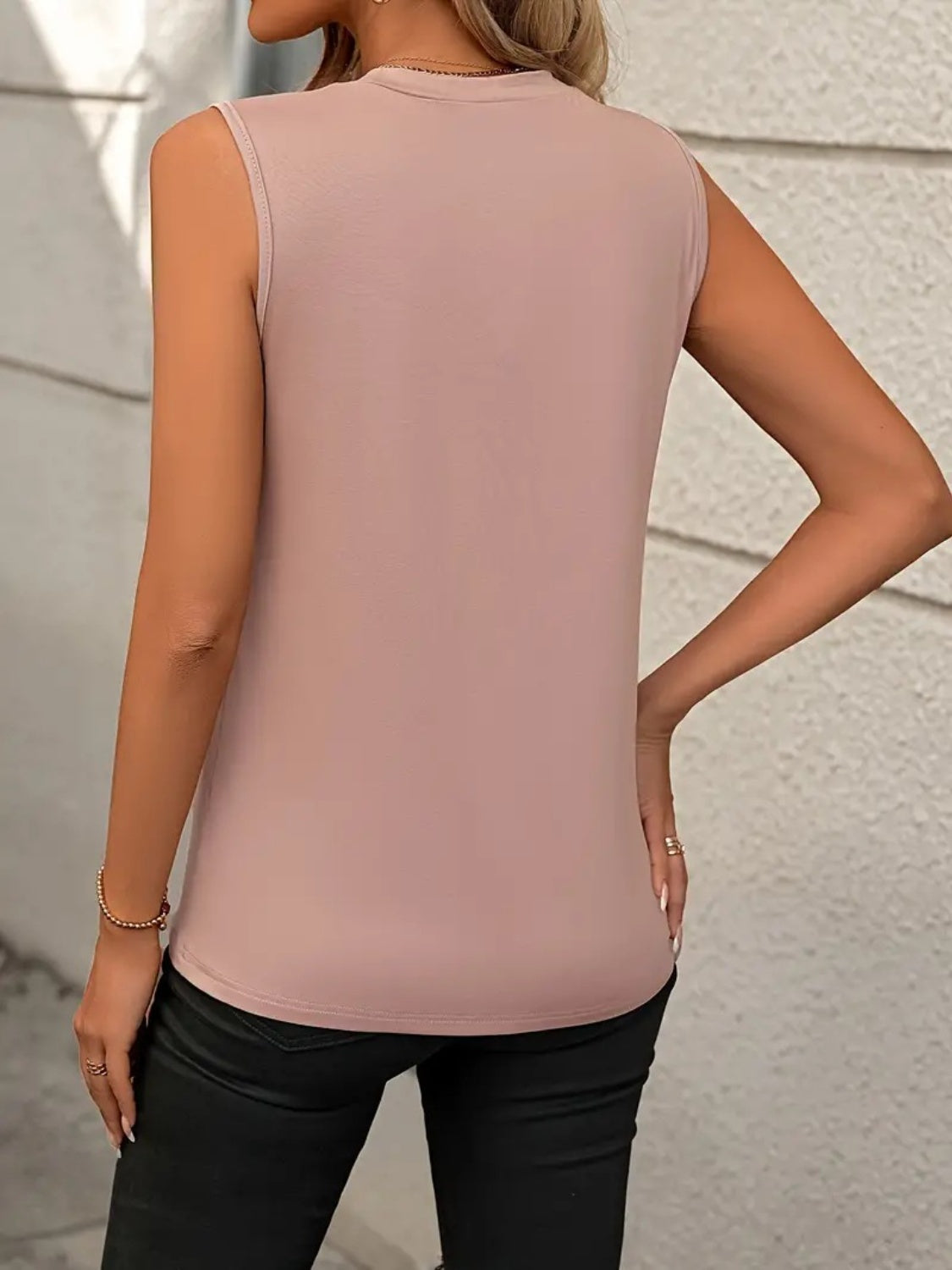 Round Neck Sleeveless Tank, 6 Colors