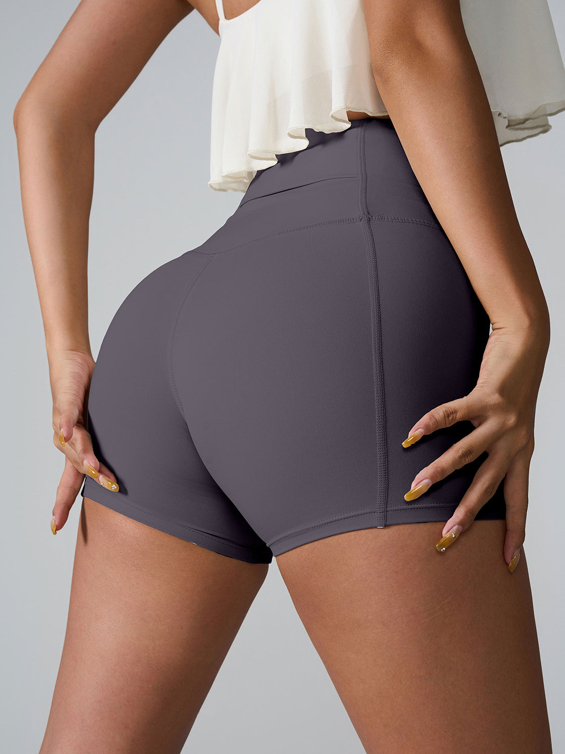 High Waist Active Shorts, 7 Colors