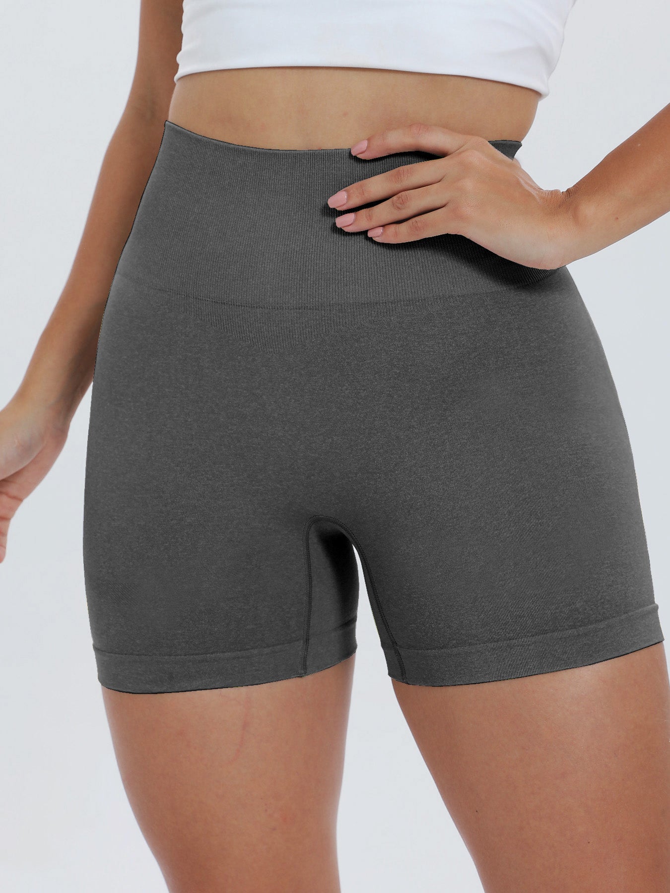 High Waist Active Shorts, 6 Colors