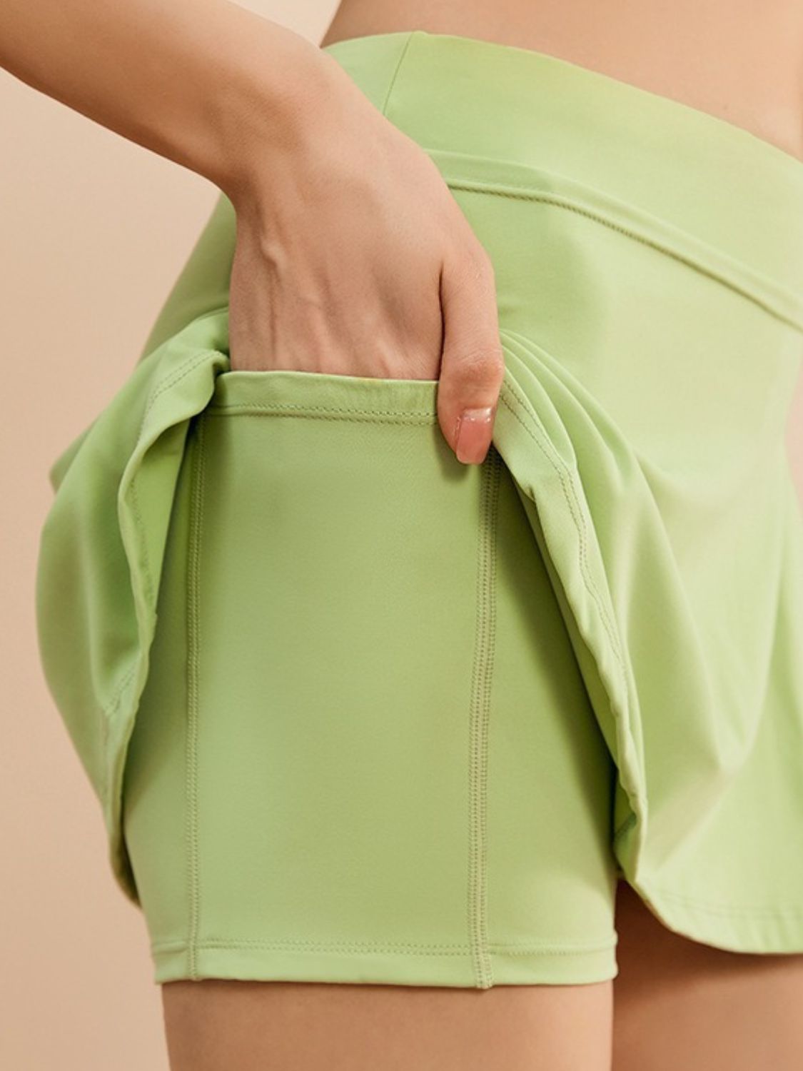 High Waist Active Skort with Pockets, 7 Colors