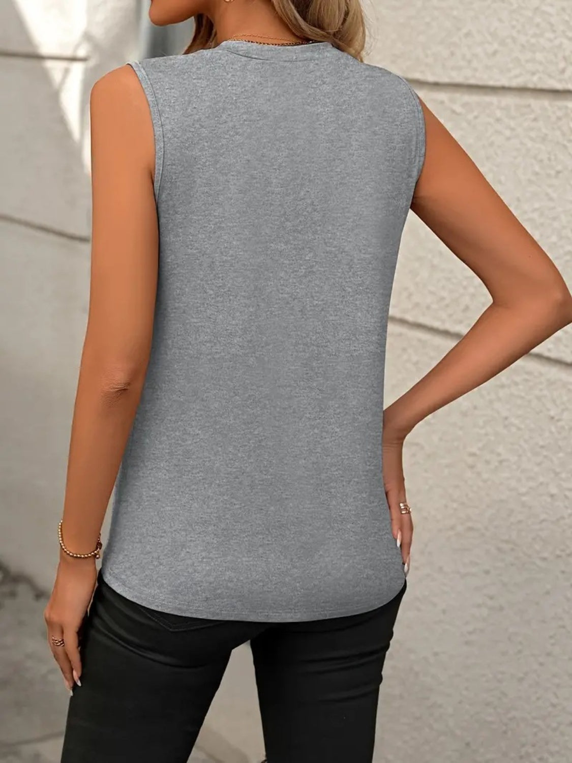 Round Neck Sleeveless Tank, 6 Colors