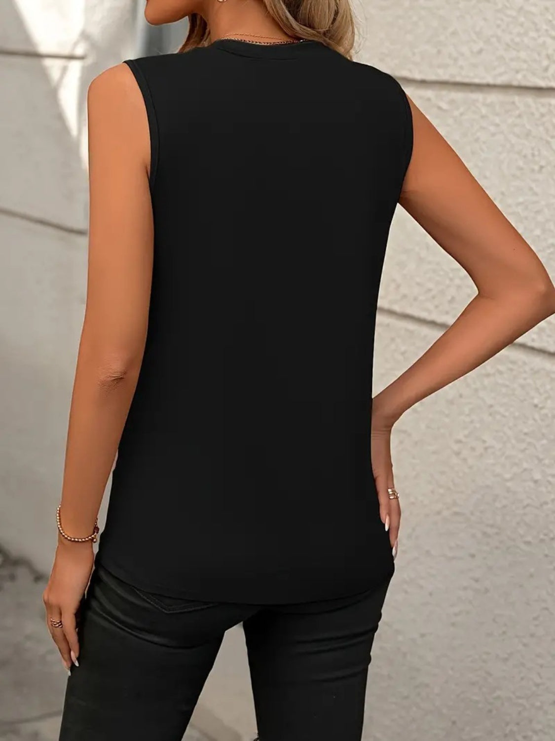 Round Neck Sleeveless Tank, 6 Colors