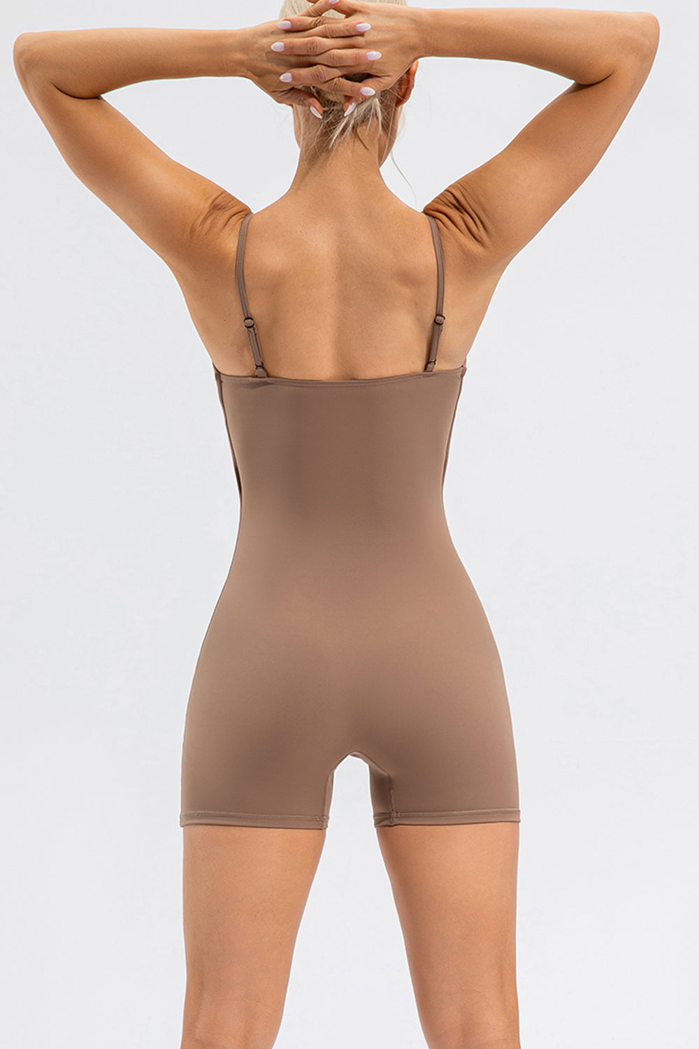 Spaghetti Strap Round Neck Romper, 3 Colors