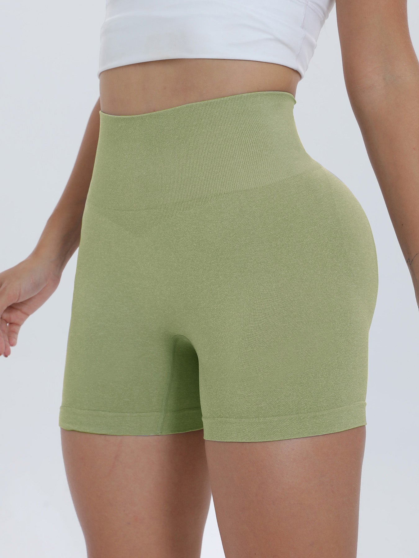 High Waist Active Shorts, 6 Colors