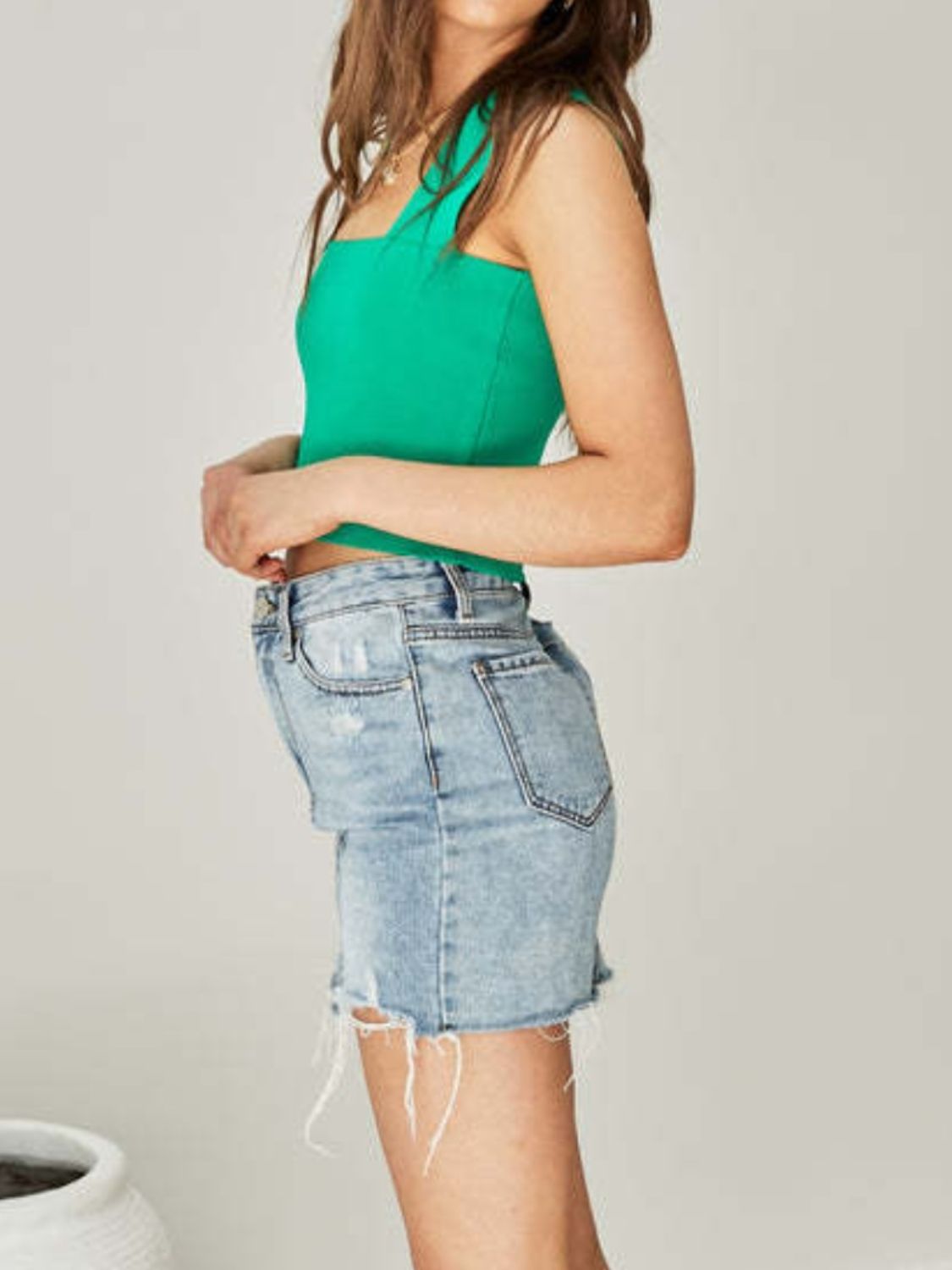 Square Neck Wide Strap Tank, 6 Colors